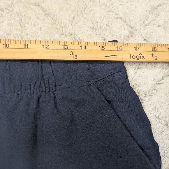 Babaton The Group Pants Womens L Blue Navy High Rise Sweat Wicking Weekender - Picture 4 of 9